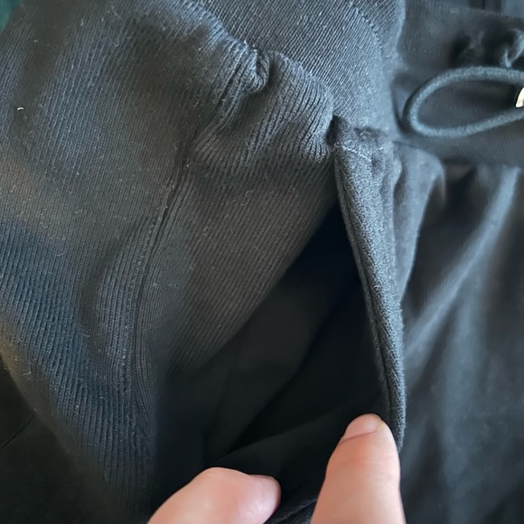 NWT Champion Reverse Weave Shorts Large black fleece sweats - Picture 6 of 9
